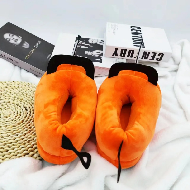 Men Shoes Size To Women - 애니메이션 체인소맨 포치타 하우스 슬리퍼 겨울