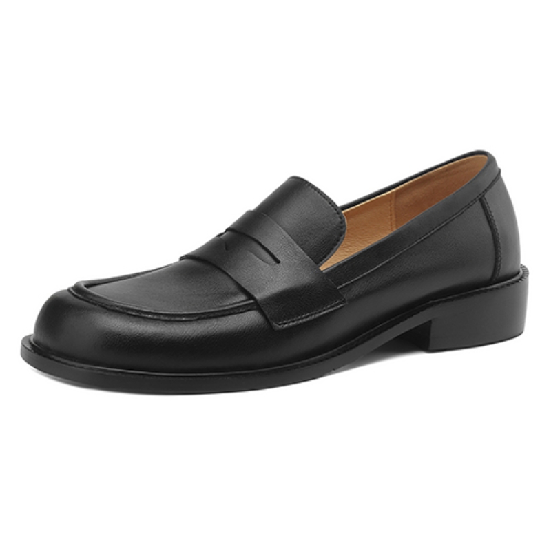 Loafer Slip On Men - 여성용 봄 옥스포드 신발 정품 가죽