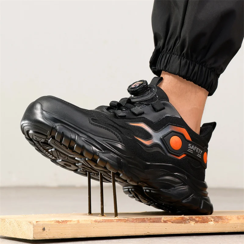 Work Boot Steel Toe - 남성용 스틸 토 작업화 패션 안전화