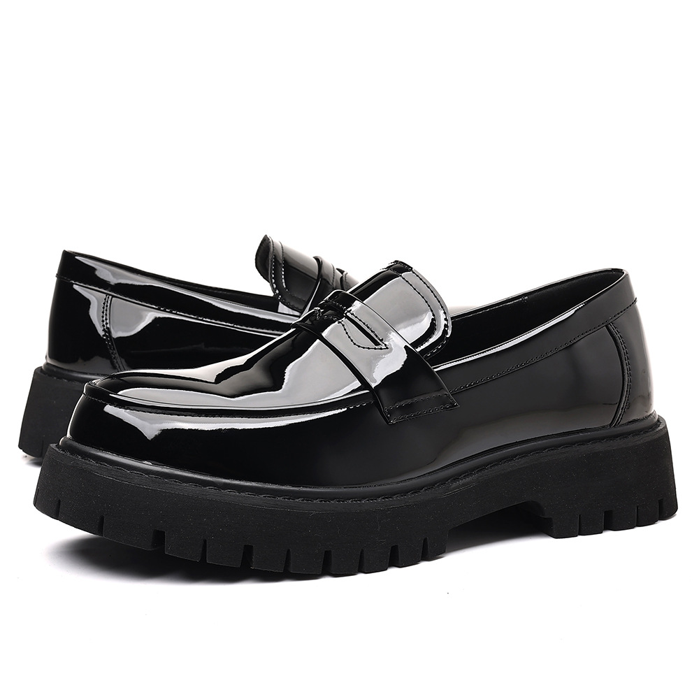 Men'S Shoes Hugo Boss - 새로운 남성 로퍼 슬립온 PU 가죽