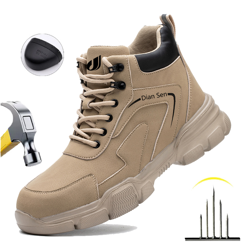 Work Boot Steel Toe - 남성용 작업화 스틸 토 슈즈 파괴