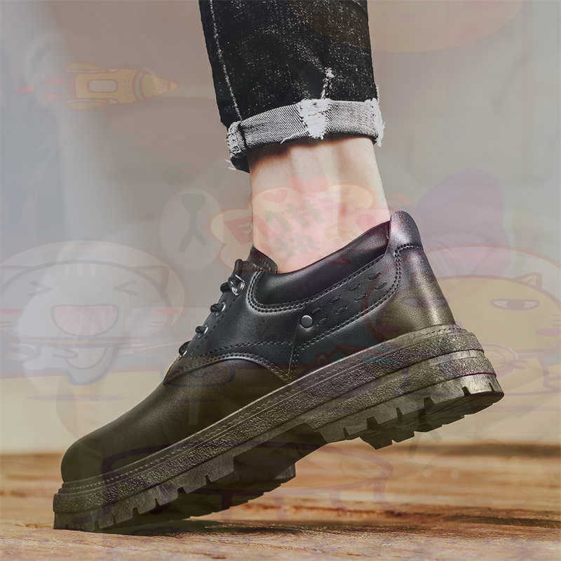 Men Shoes White Colour - 어두운 천연 가죽 패션 트레이너 테니스