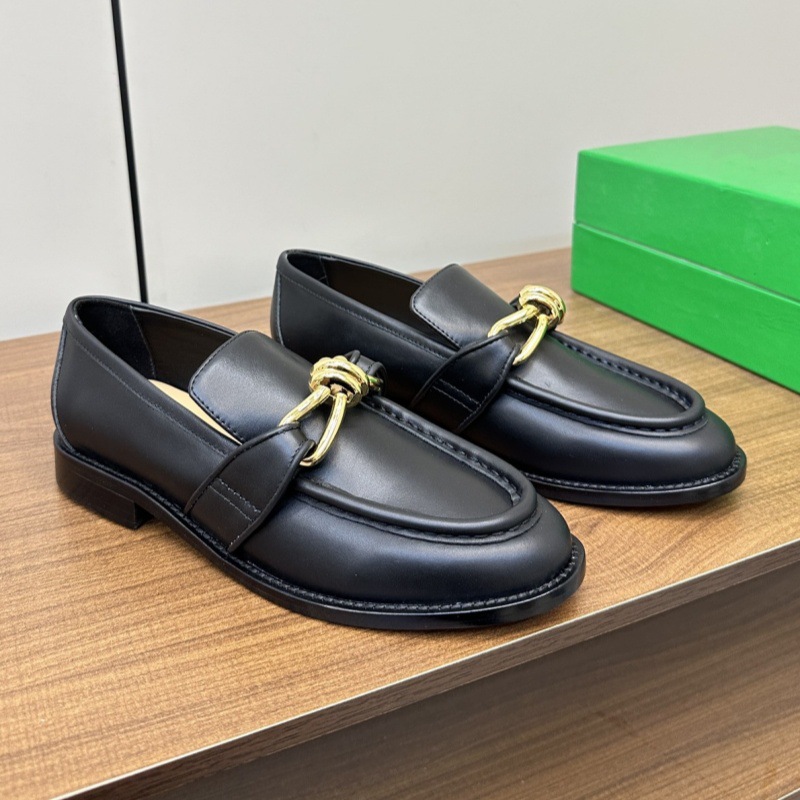 Men Shoes Elegant - 2026 신상 여성 로퍼 메탈 매듭