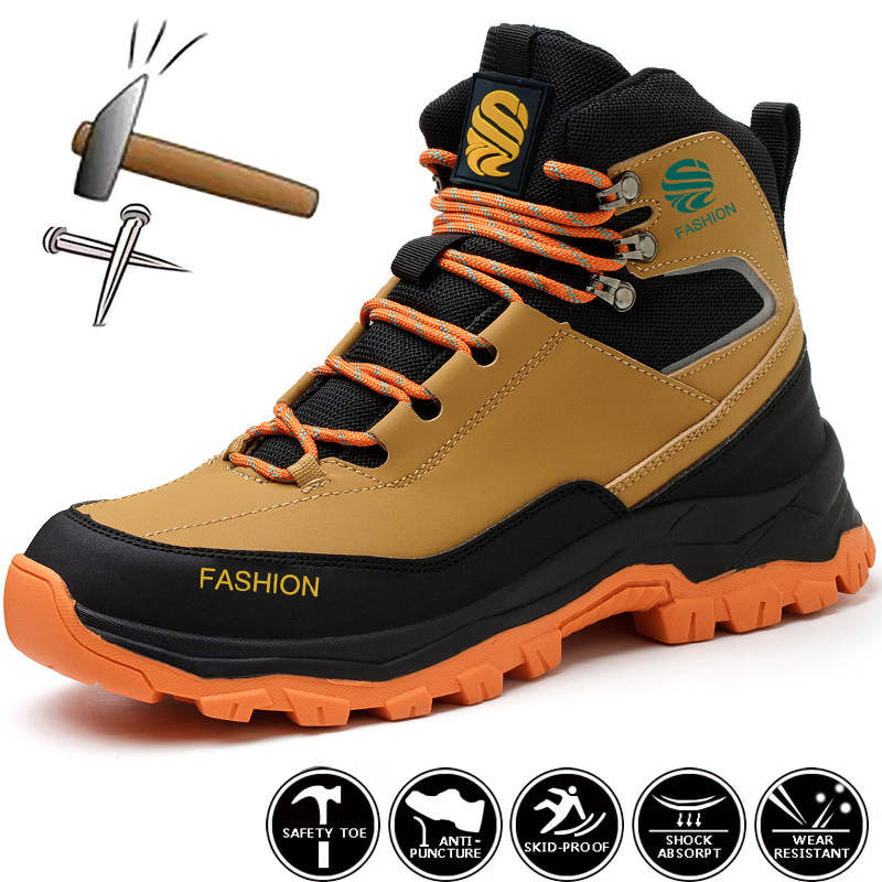 Work Boot Steel Toe - 스틸 토 안전화 남성용 작업화 작업