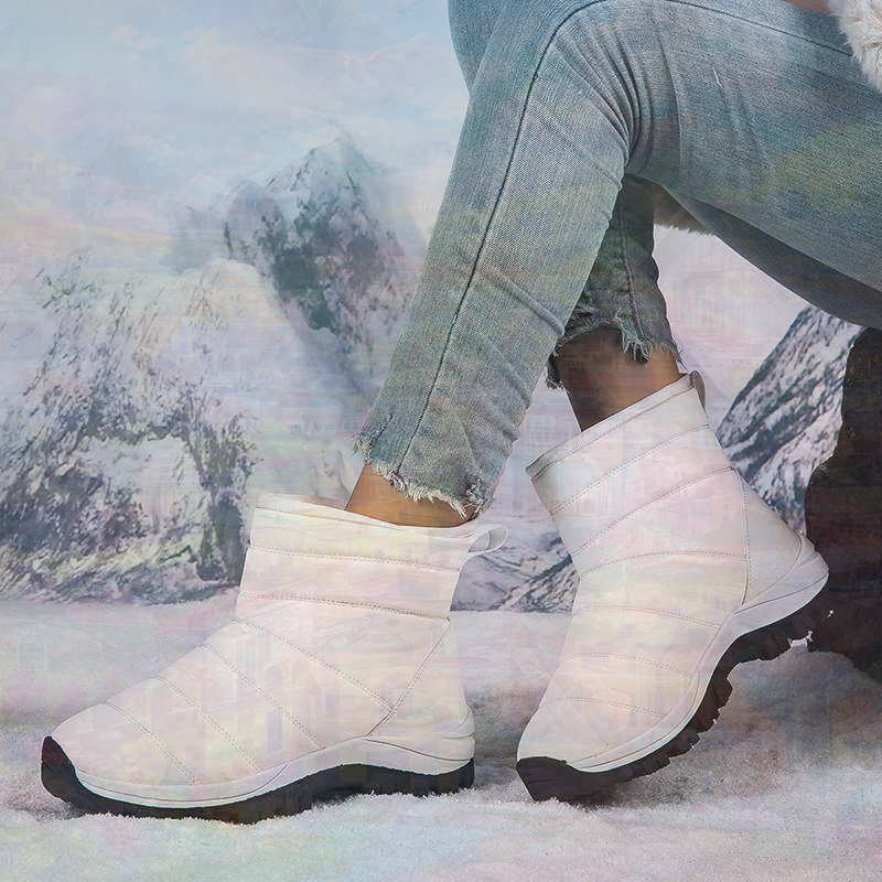 Men Shoes White Colour - Nonslip Thermo 노인 테니스 여성 운동화