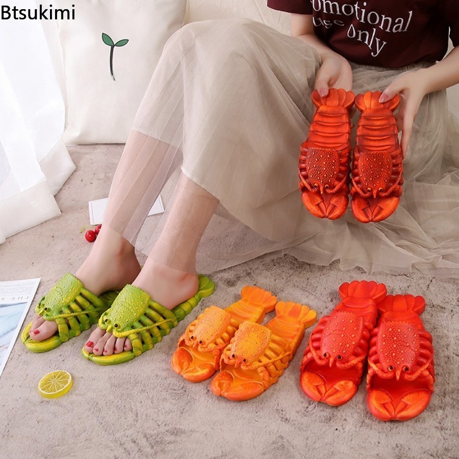 Men Shoes Size To Women - 새로운 2026 여름 재미있는 만화 랍스터