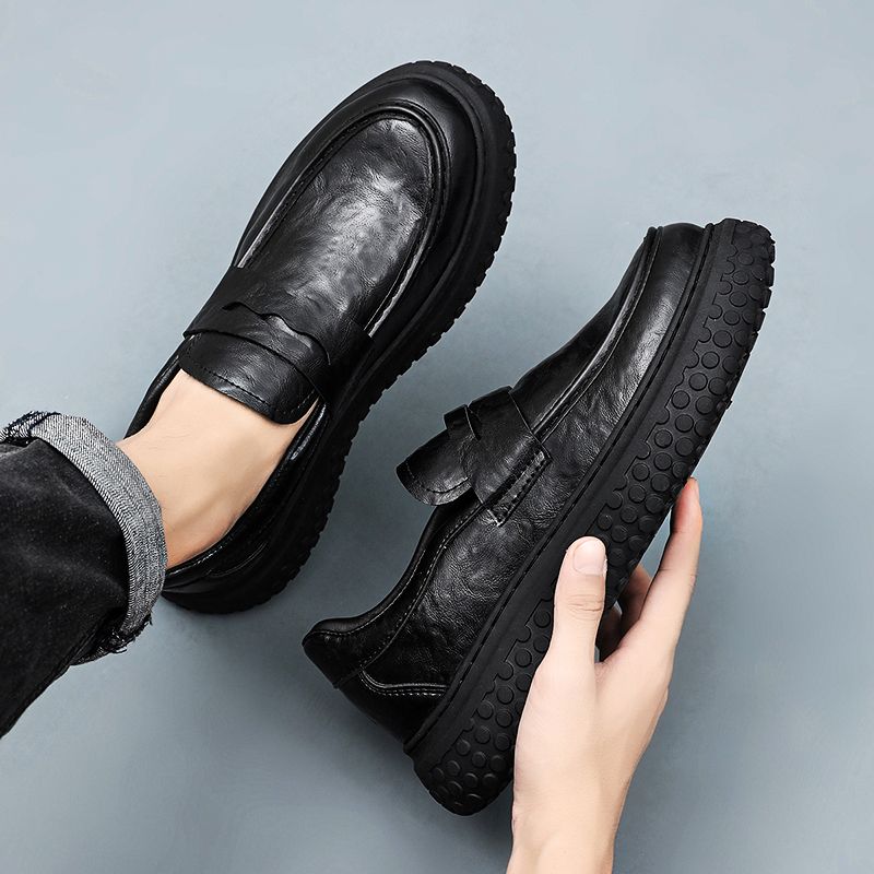 2026 신상 남성 로퍼 부드러운 가죽 키높이 두꺼운  - Loafer Slip On Men 리뷰 및 가격