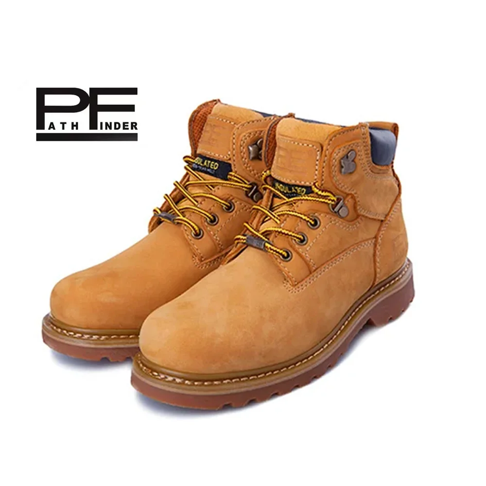 남성용 정품 가죽 오토바이 부츠 중간 길이 스틸 토 미 - Work Boot Steel Toe 리뷰 및 가격
