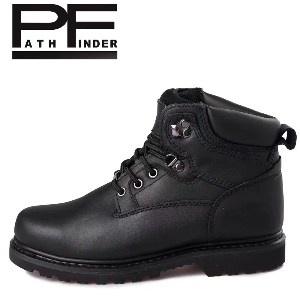 남성용 정품 가죽 오토바이 부츠 중간 길이 스틸 토 미 - Work Boot Steel Toe 리뷰 및 가격