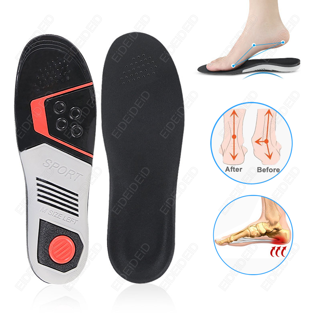 실리콘 젤 스포츠 평발 아치 서포트 깔창 충격 흡수 스 - Men Shoes Eid 리뷰 및 가격
