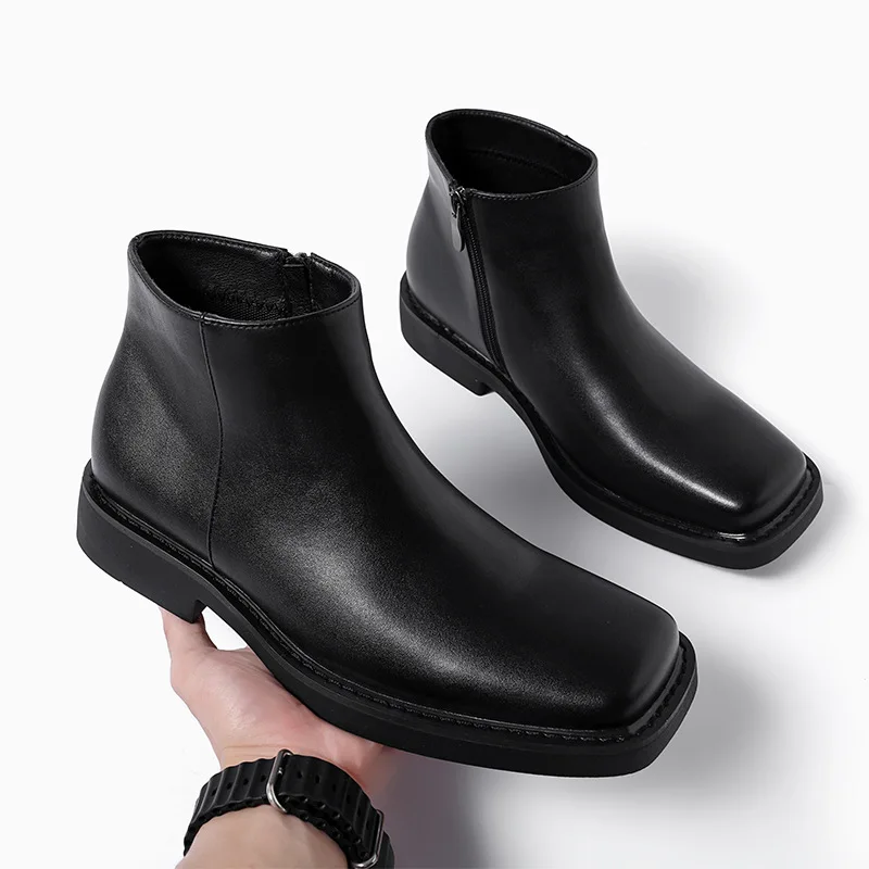 블랙 새로운 패션 남성 캐주얼 가죽 신발 가을 겨울 드 - Men'S Shoes Hugo Boss 리뷰 및 가격