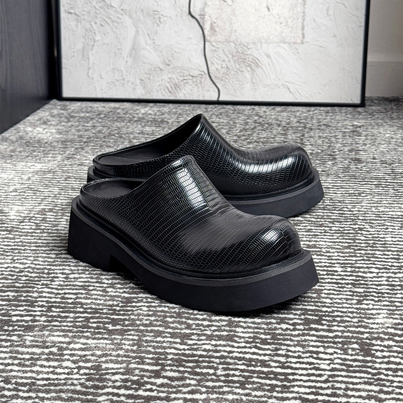6cm 높이 남성 패션 슬리퍼 고급 천연 가죽 2026 - Men Shoes Elegant 리뷰 및 가격
