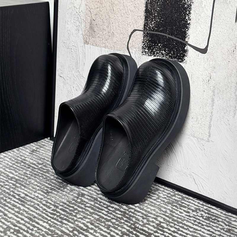 6cm 높이 남성 패션 슬리퍼 고급 천연 가죽 2026 - Men Shoes Elegant 리뷰 및 가격
