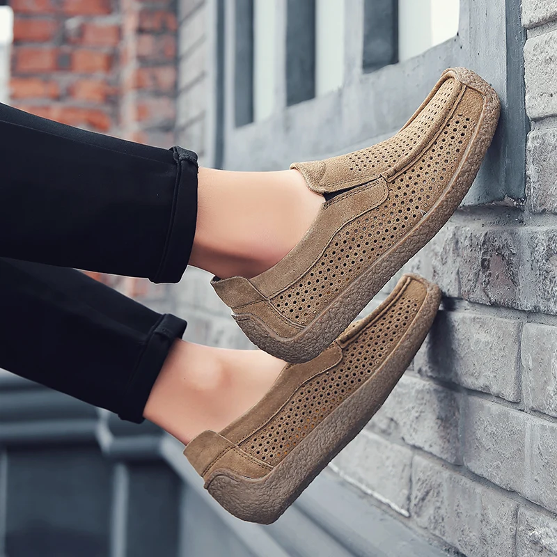 남성 로퍼 고품질 슬립온 캐주얼 신발 가죽 두꺼운 밑창 - Men'S Shoes Hugo Boss 리뷰 및 가격