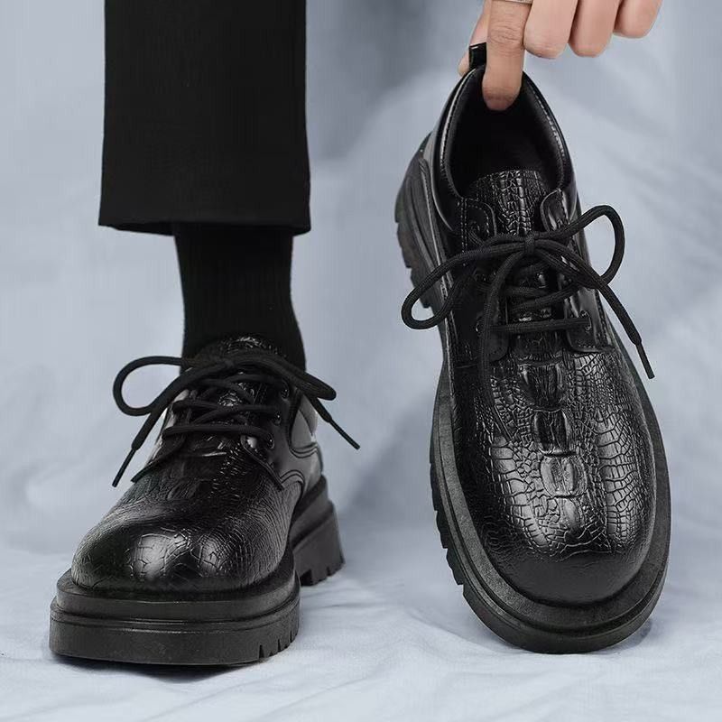 남성용 영국 스타일 로퍼 키높이 엘리베이터 슈즈 두꺼운 - Loafer Slip On Men 리뷰 및 가격