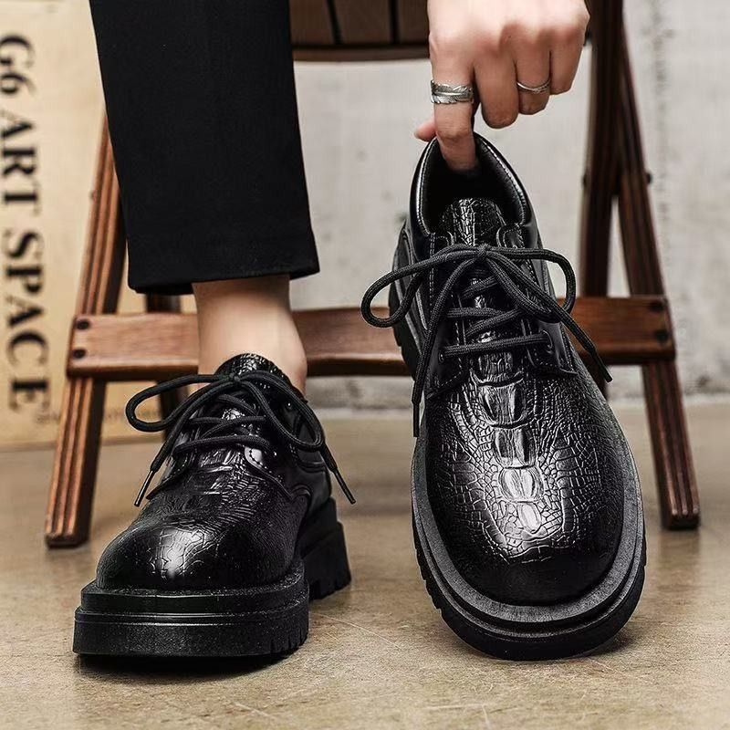 남성용 영국 스타일 로퍼 키높이 엘리베이터 슈즈 두꺼운 - Loafer Slip On Men 리뷰 및 가격