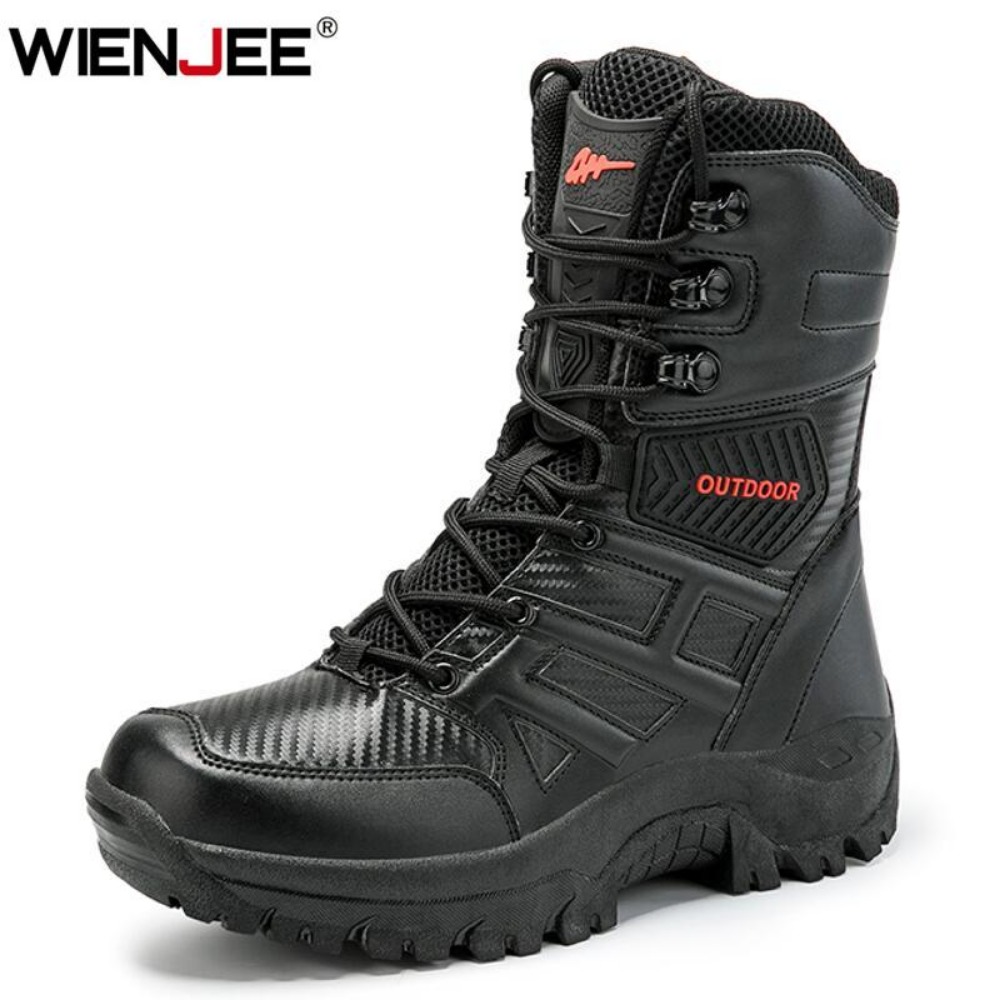 고품질 남성 브랜드 하이탑 가죽 부츠 통기성 사막 전투 - Men Shoes Brand 리뷰 및 가격