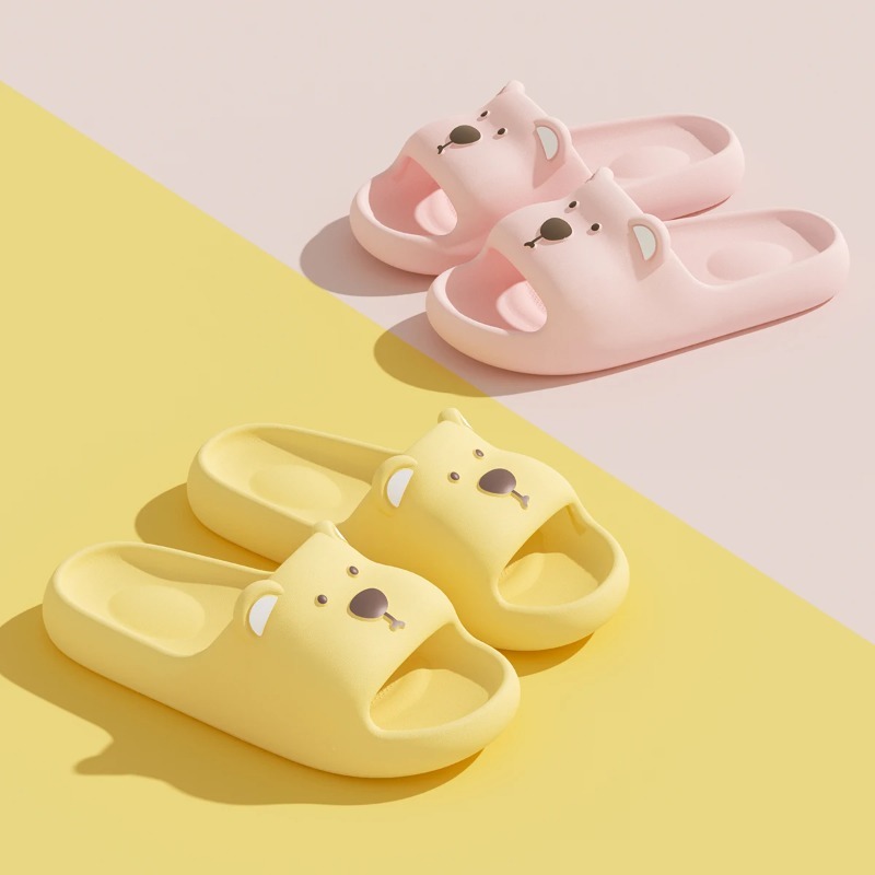 유니섹스 EVA 곰돌이 만화 캐릭터 홈 슬리퍼 부드럽고 - Men Shoes Size To Women 리뷰 및 가격