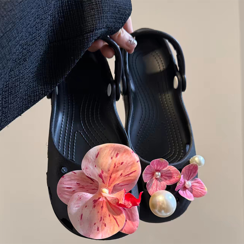 디자이너 레트로 플라워 DIY 발레 클로그 여성 여름  - Men Shoes Elegant 리뷰 및 가격