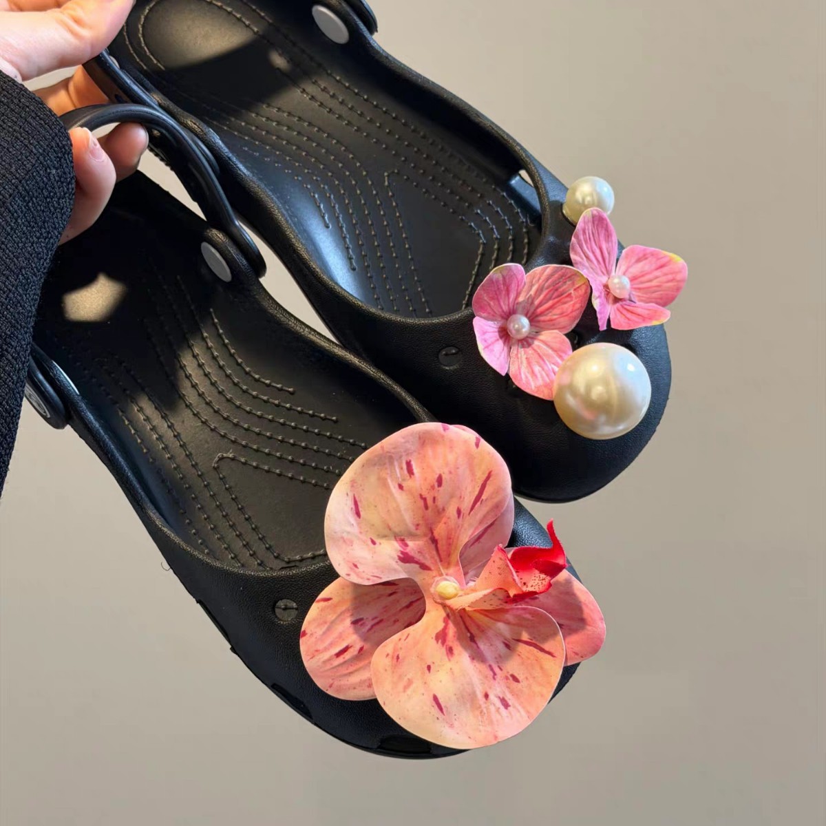 디자이너 레트로 플라워 DIY 발레 클로그 여성 여름  - Men Shoes Elegant 리뷰 및 가격