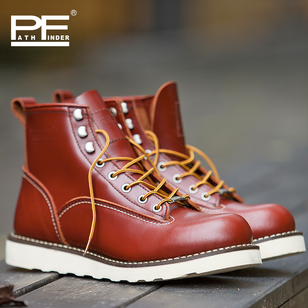 남성 패션 정품 가죽 중간 길이 스틸 토 미끄럼 방지  - Work Boot Steel Toe 리뷰 및 가격