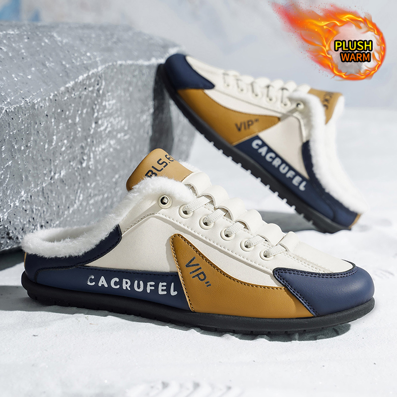 가을, 겨울용 플리스 안감 따뜻한 홈 캐주얼 슬리퍼,  - Men Shoes Online 리뷰 및 가격