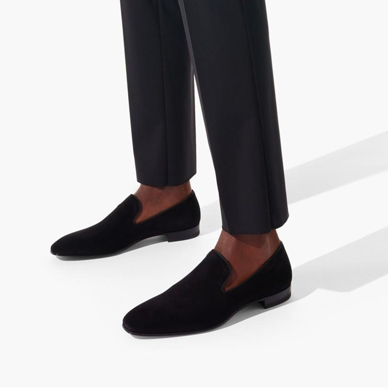남성용 빨간 밑창 신발, 로퍼 무리, 단색 슬립온 파티 - Men Shoes Red Bottom 리뷰 및 가격