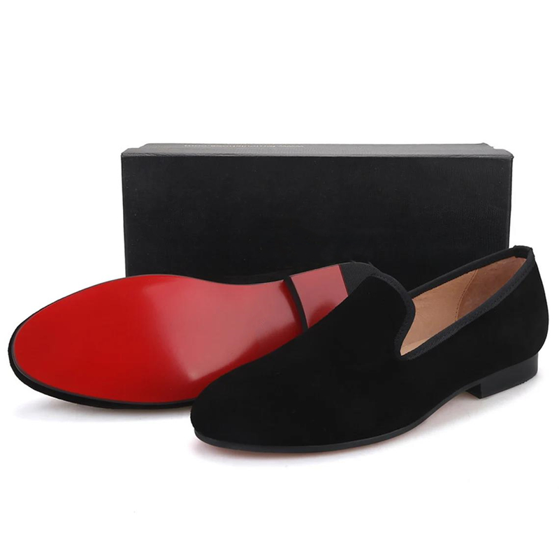 남성용 빨간 밑창 신발, 로퍼 무리, 단색 슬립온 파티 - Men Shoes Red Bottom 리뷰 및 가격