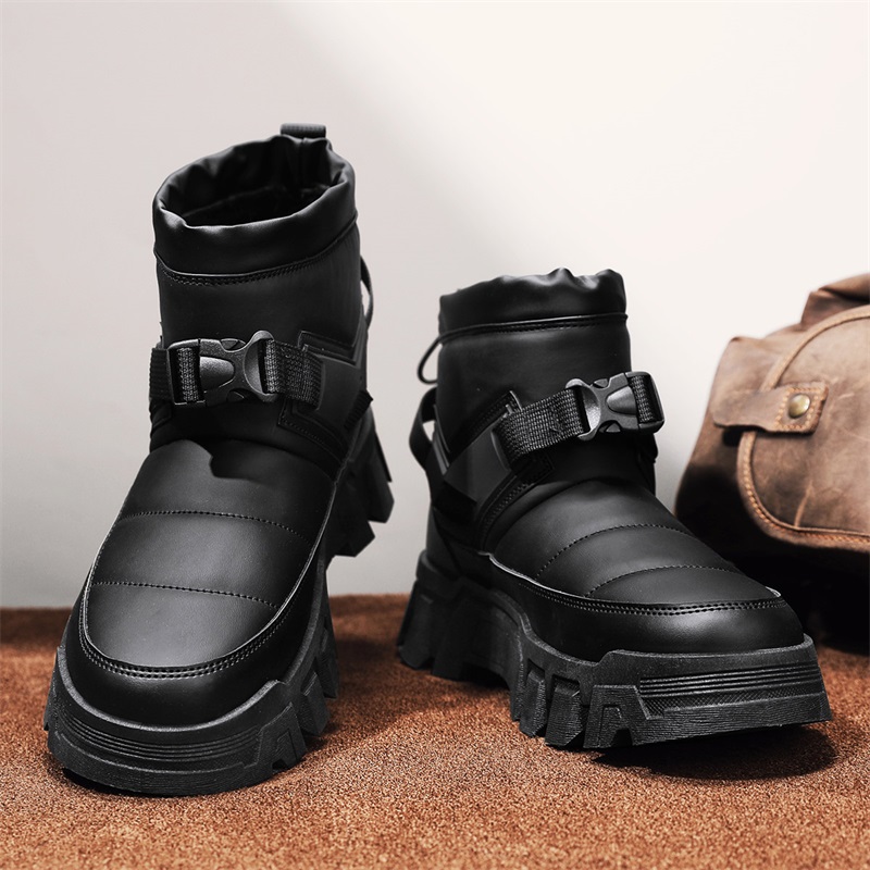 남성용 겨울 두꺼운 따뜻한 스노우 부츠 미끄럼 방지 편 - Men Shoes Online 리뷰 및 가격