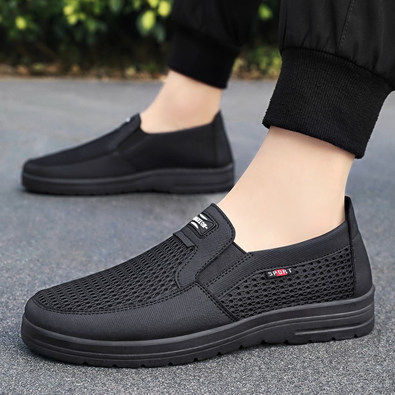 남성용 슬립온 통기성 메쉬 로퍼 직조 천 갑피 미끄럼  - Loafer Slip On Men 리뷰 및 가격