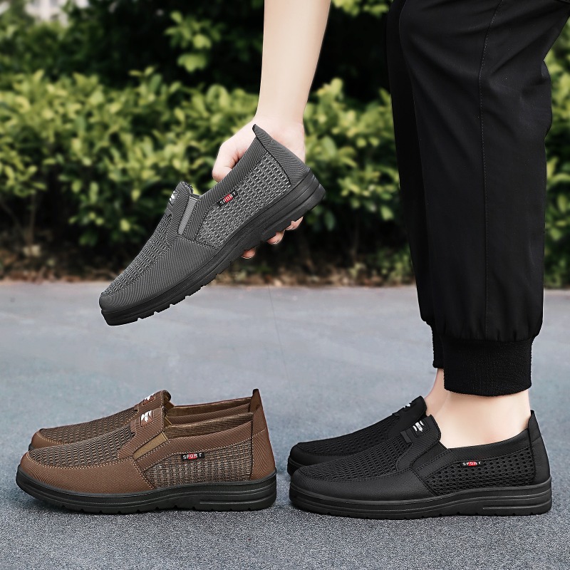 남성용 슬립온 통기성 메쉬 로퍼 직조 천 갑피 미끄럼  - Loafer Slip On Men 리뷰 및 가격