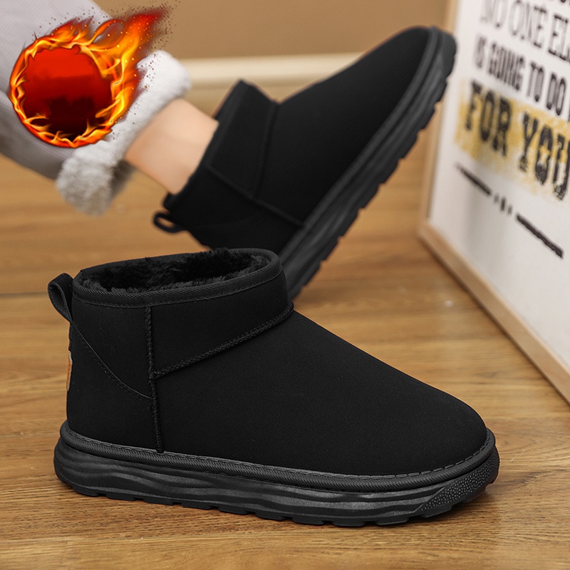 커플 스타일 가을 겨울 남녀공용 방한 숏 스노우 부츠, - Men Shoes Online 리뷰 및 가격