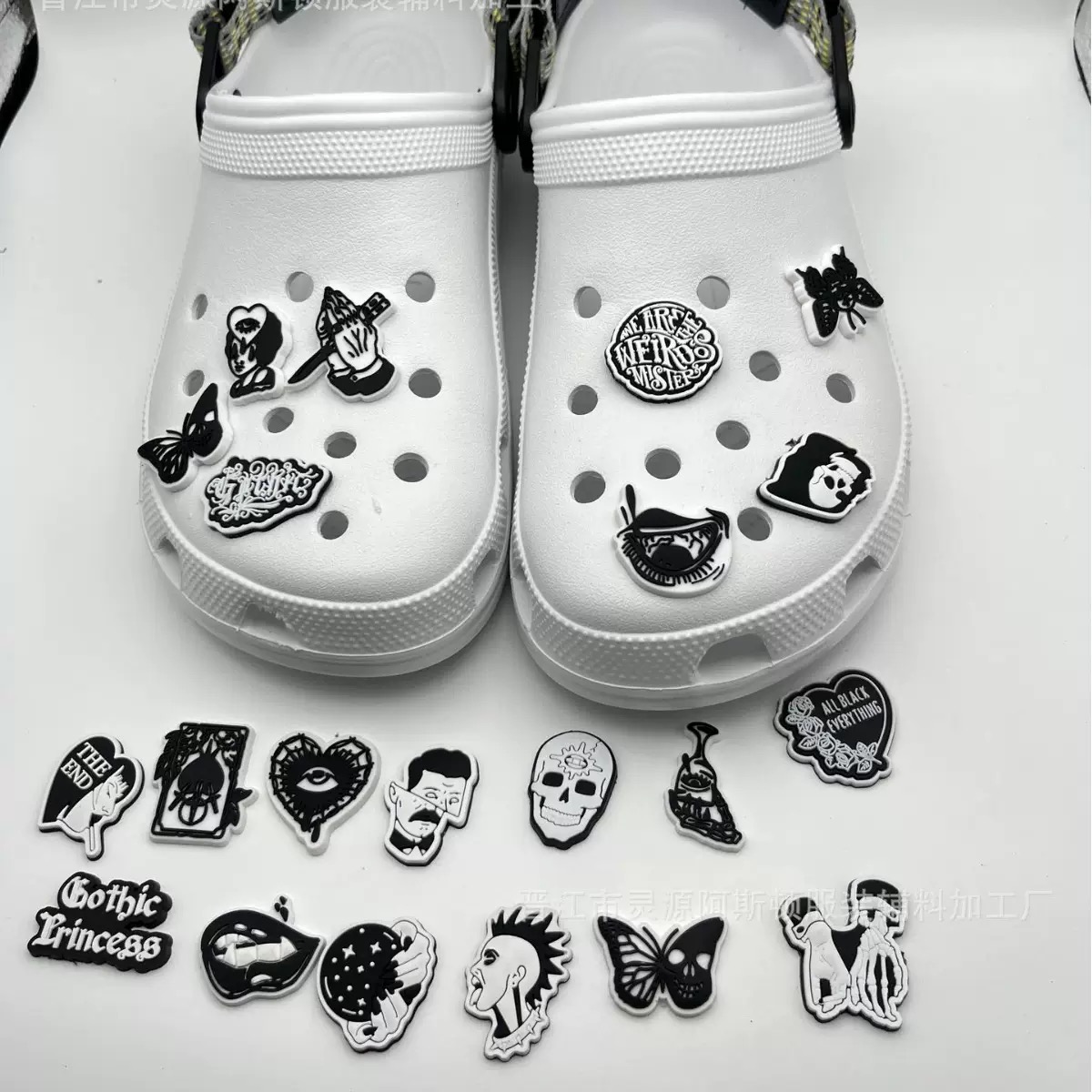 23Pcs 크록스용 공포 할로윈 신발 참, 신발 액세서 - Men'S Shoes With Velcro 리뷰 및 가격