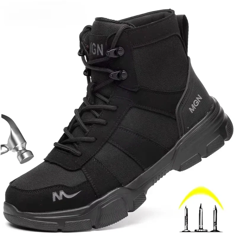 워커 파괴할 수 없는 남성용 안전화, 강철 발가락 신발 - Work Boot Steel Toe 리뷰 및 가격