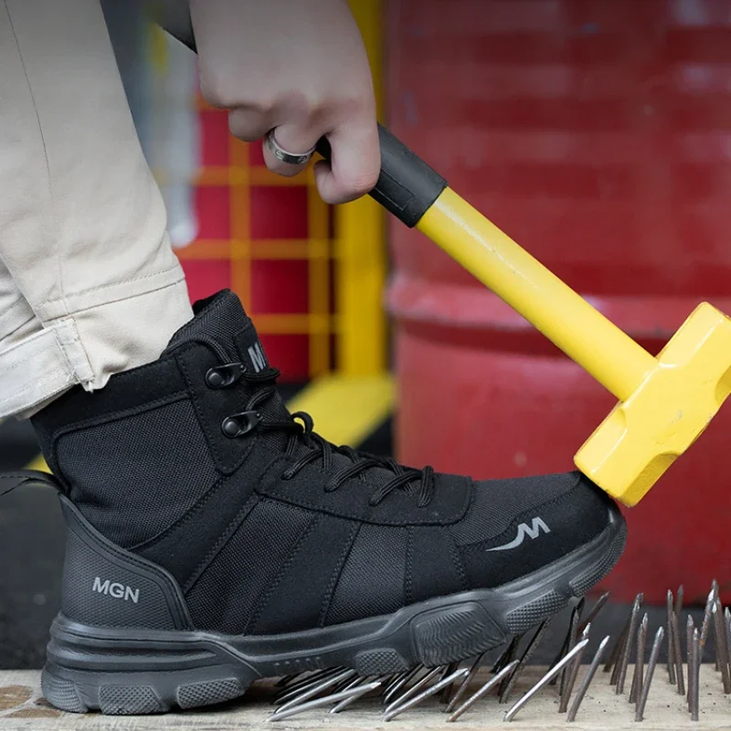 워커 파괴할 수 없는 남성용 안전화, 강철 발가락 신발 - Work Boot Steel Toe 리뷰 및 가격