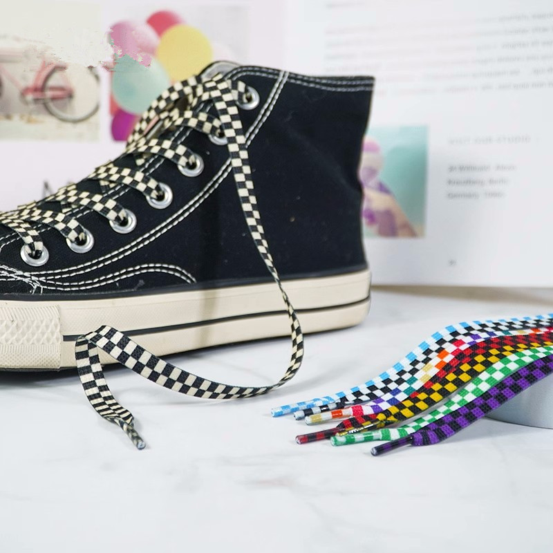패션 블랙 화이트 컬러 스티칭 체커보드 신발끈 남녀 가 - Men Shoes White Colour 리뷰 및 가격