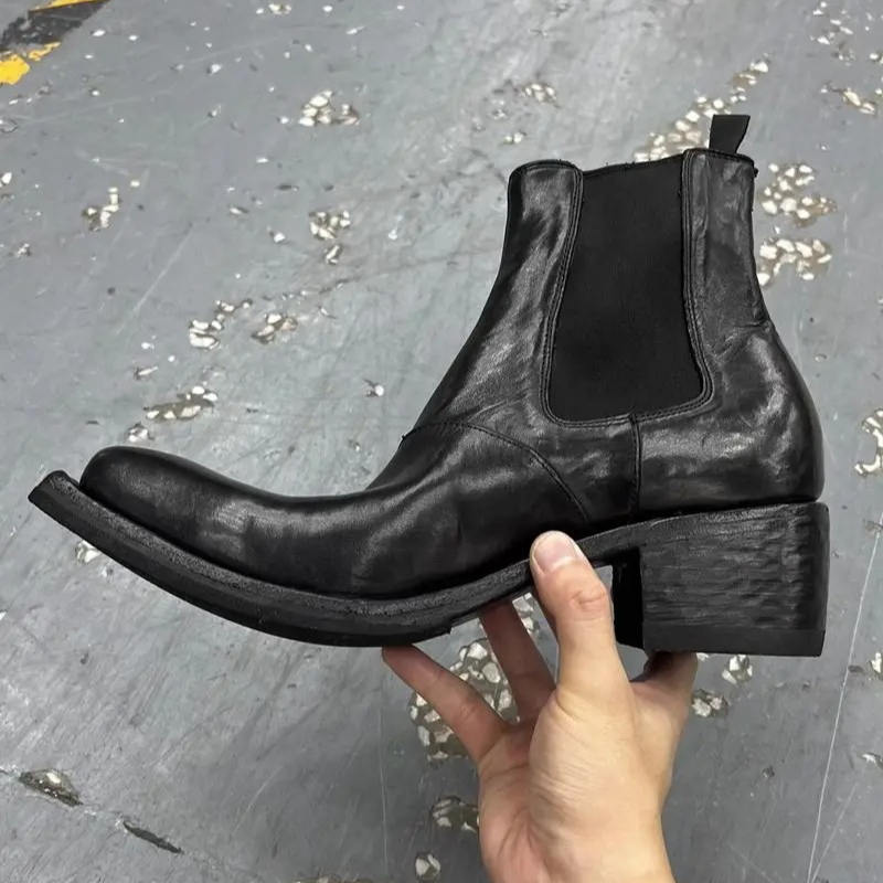 고품질 남성용 디자이너 하이탑 키높이 포인티드 토드 첼 - Men Shoes H&M 리뷰 및 가격