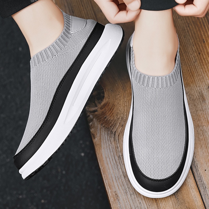 2025 신상 남성 신발 통기성 메쉬 캔버스화 패션 탄 - Men Shoes Loafers 리뷰 및 가격