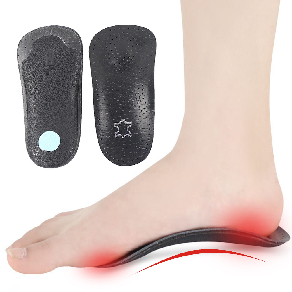 가죽 정형 외과 깔창, 정형용 평발 건강 밑창 패드,  - Men Shoes Eid 리뷰 및 가격