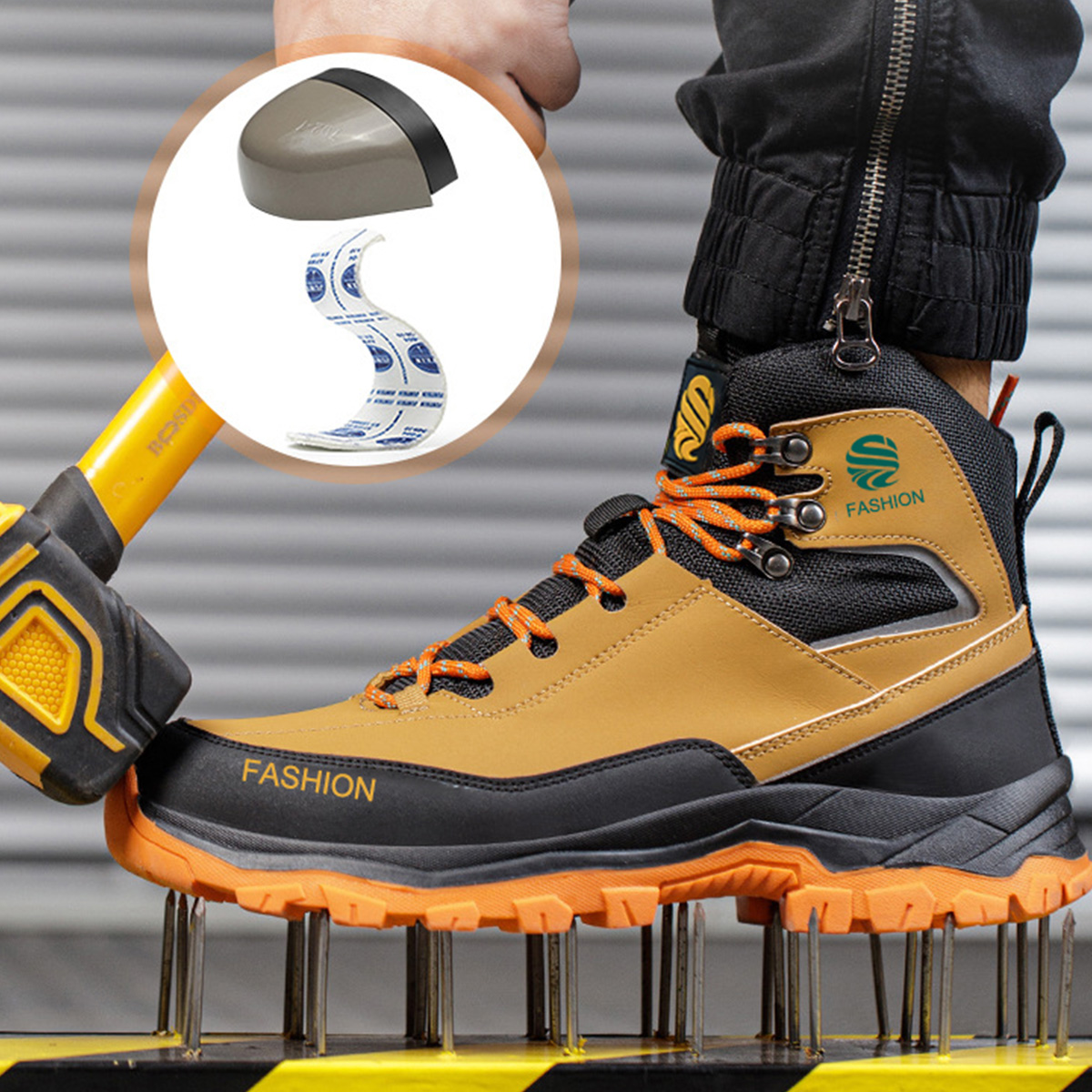스틸 토 안전화 남성용 작업화 작업 운동화 안티 스매쉬 - Work Boot Steel Toe 리뷰 및 가격