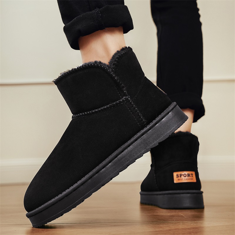 겨울 커플용 브레드 스타일 스노우 부츠, 플리스 안감의 - Men Shoes Online 리뷰 및 가격