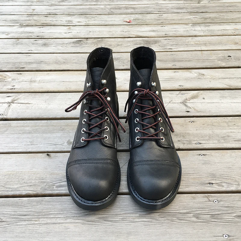 새로운 남성 신발 명품 브랜드 빈티지 남성 부츠 소가죽 - Men Shoes Brand 리뷰 및 가격