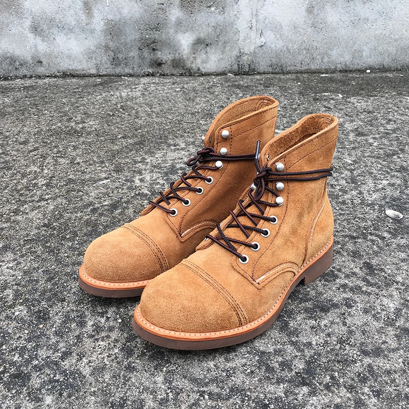 새로운 남성 신발 명품 브랜드 빈티지 남성 부츠 소가죽 - Men Shoes Brand 리뷰 및 가격