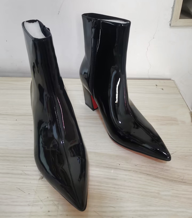 남성용 새 패션 화이트 부츠 고품질 에나멜 가죽 부츠  - Men Shoes H&M 리뷰 및 가격
