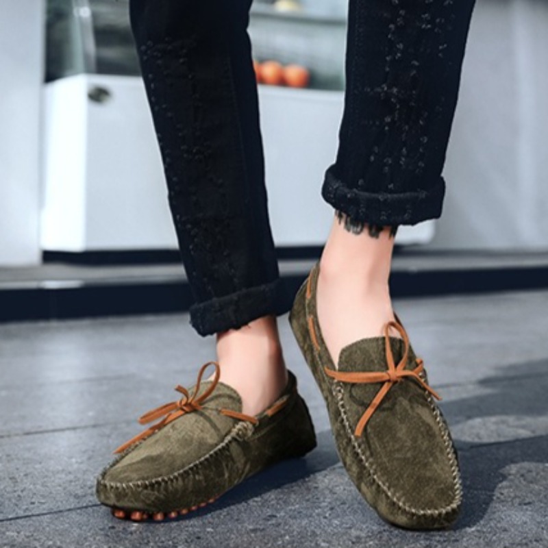 고품질 남성 캐주얼 신발 스웨이드 남성 로퍼 편안한 소 - Men Shoes Elegant 리뷰 및 가격